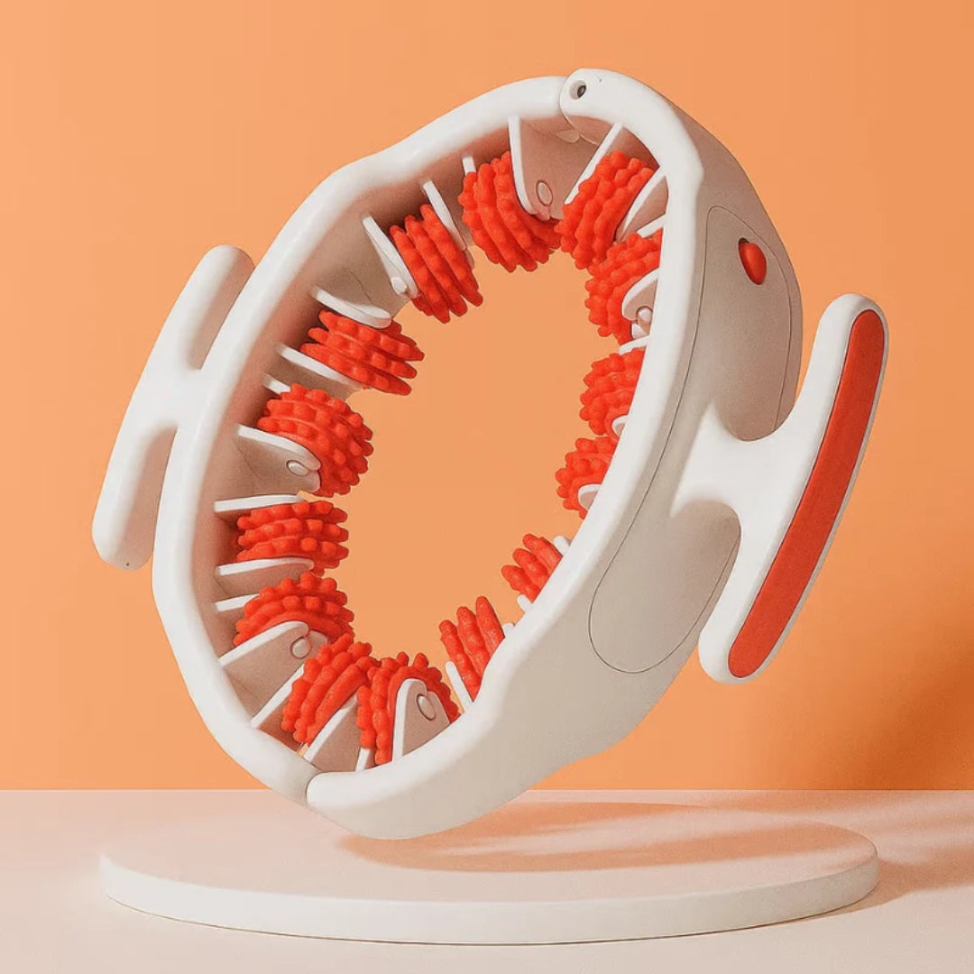 SootheSilk Round Ring Anti-Cellulite Massager with 14 Wheels
