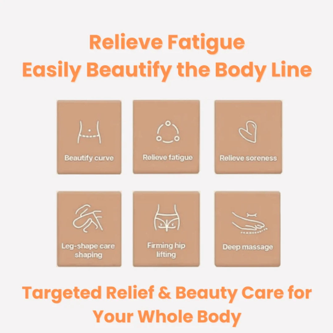 Massage Roller – 14-Wheel Deep Tissue Roller