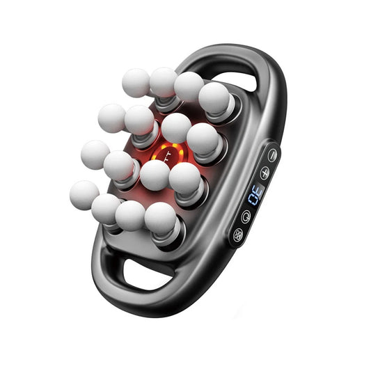 Sixteen-head deep tissue fascia gun massager