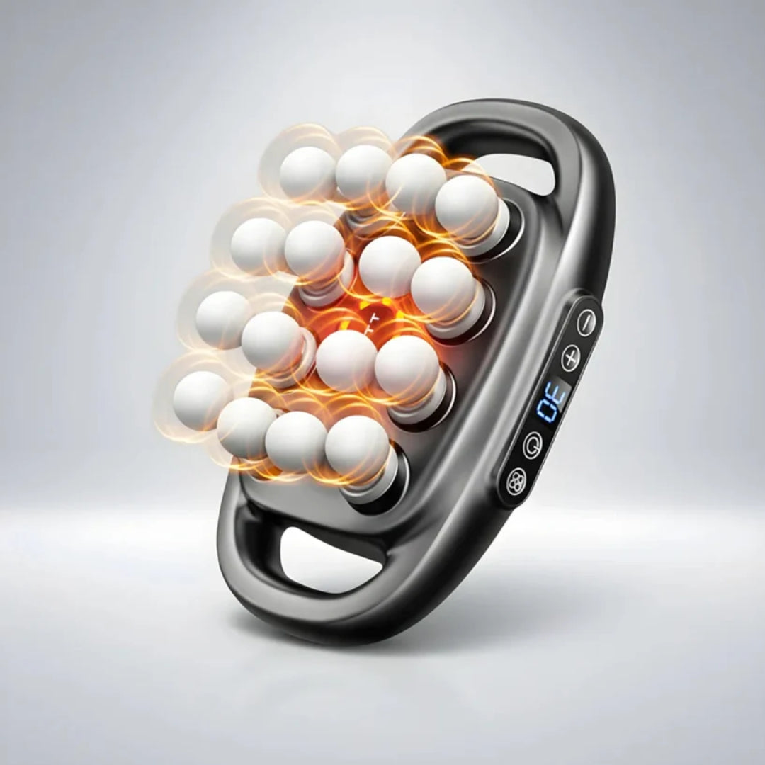 

Deep tissue handheld massager for legs and arms