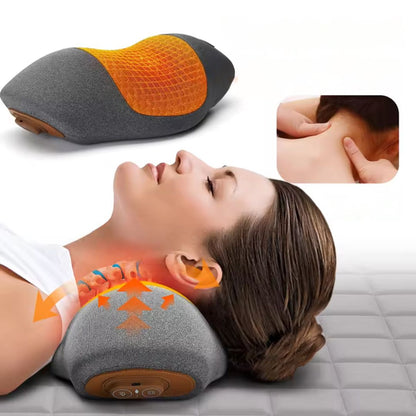 Electric Neck Massager Cervical Support Pillow – Comfort & Relaxation Edition