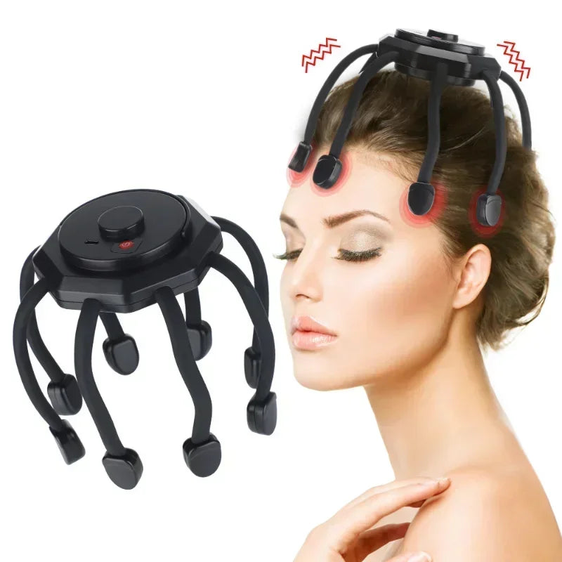 Rechargeable scalp massager