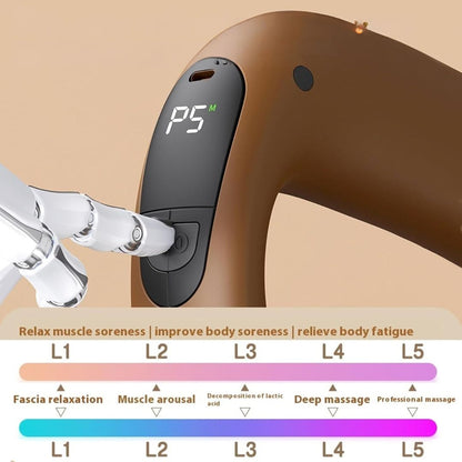 Fascia Massage Instrument – Vibration Shoulder & Neck Yoga Ring Relief Tool