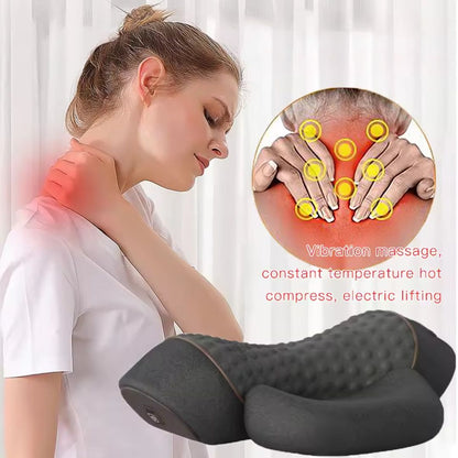 Electric Neck Massager Cervical Support Pillow – Comfort & Relaxation Edition
