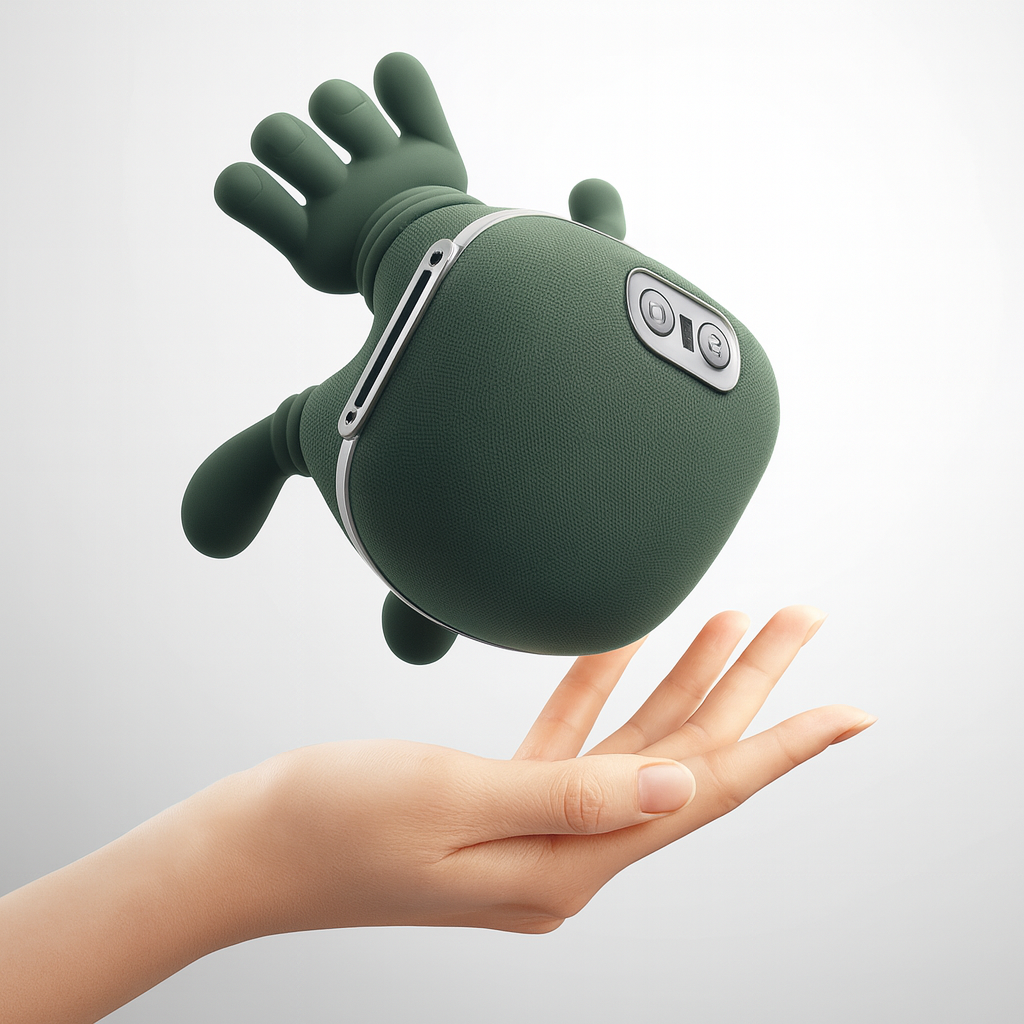 Deep tissue kneading massager