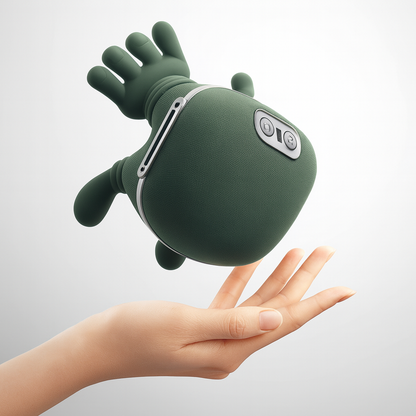 Deep tissue kneading massager