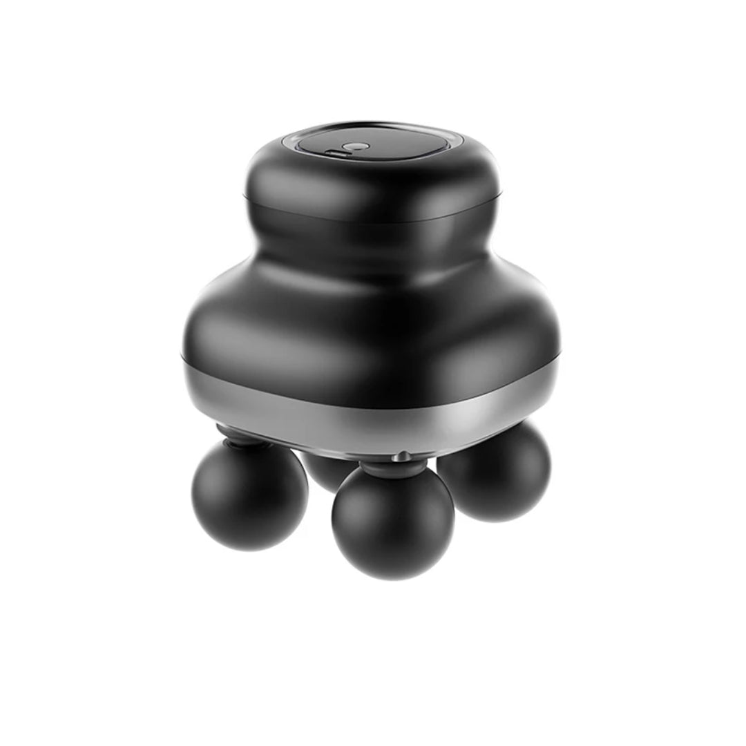 Four-head percussion fascia massager for daily relaxation