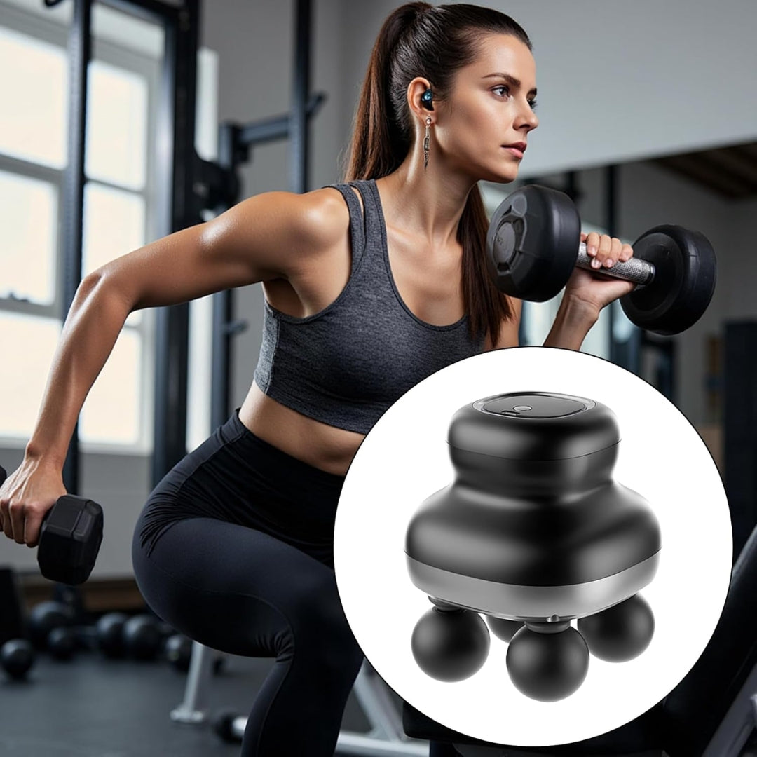 

Lightweight fascia massager with composite design