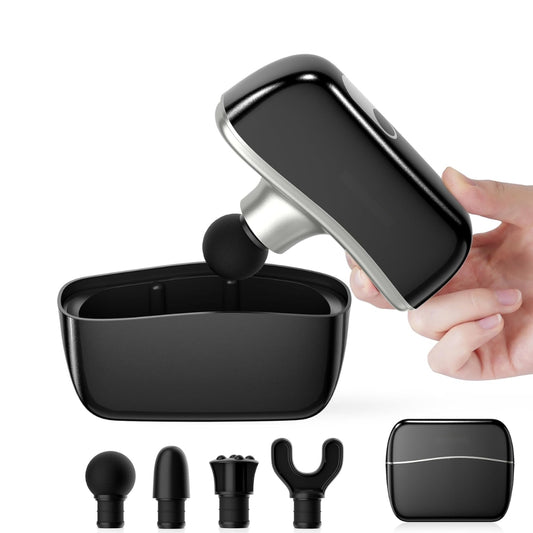 Pocket-size mini percussion massager with digital display