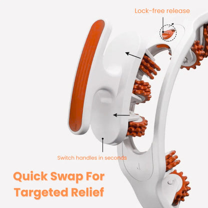 Anti-Cellulite Deep Tissue Massage Roller – 14-Wheel Deep Tissue Roller