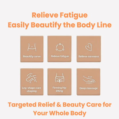 Massage Roller – 14-Wheel Deep Tissue Roller