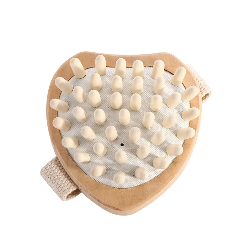 Wooden Body Massage Brush - Muscle Relaxation Handheld Guasha