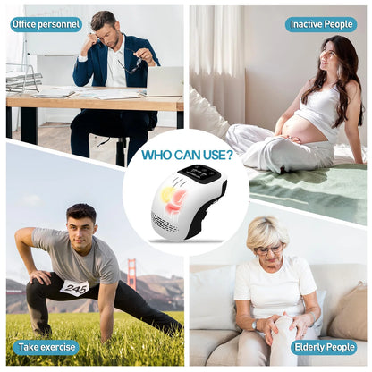 Adjustable strap massager for targeted joint coverage