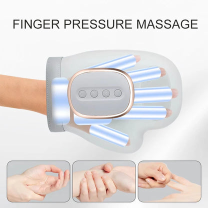 Wireless Electric Glove Hand Massager – Kneading Rollers for Wrists, Fingers & Palms