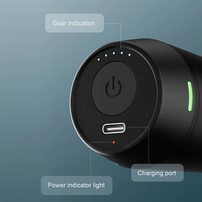 

Lightweight cordless massager for neck back and legs