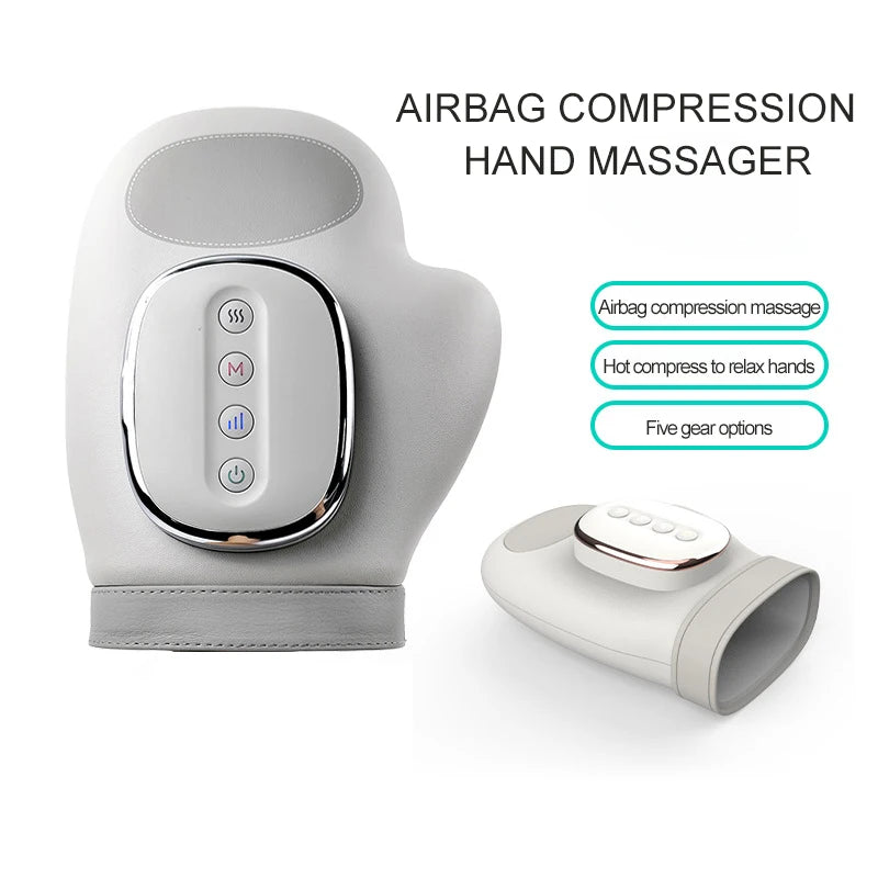 Wireless Electric Glove Hand Massager – Kneading Rollers for Wrists, Fingers & Palms