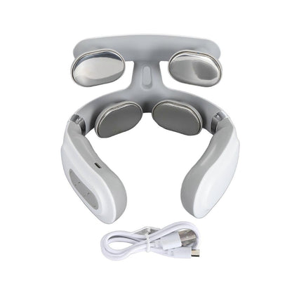 Electric Neck Massager with Heat – 4 Heads, 6 Modes, 14 Intensity Levels