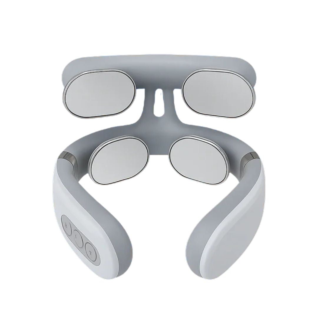 Electric Neck Massager with Heat – 4 Heads, 6 Modes, 14 Intensity Levels