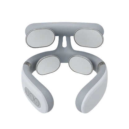 Electric Neck Massager with Heat – 4 Heads, 6 Modes, 14 Intensity Levels